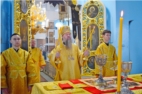 В Неделю 20-ю по Пятидесятнице Архипастырь совершил Божественную литургию в кафедральном храме святителя Николая г. Канаш